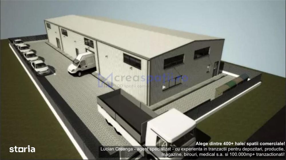 Hala noua cu fara chirias, 510mp, Letcani