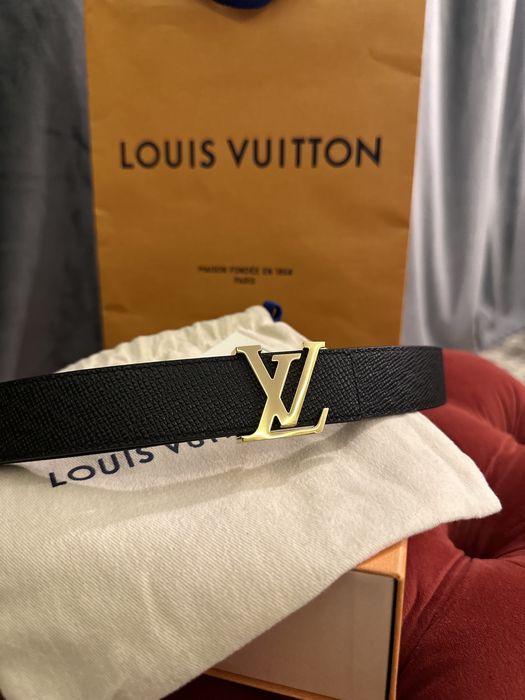 Curea originala Louis Vuitton reversibila LV noua