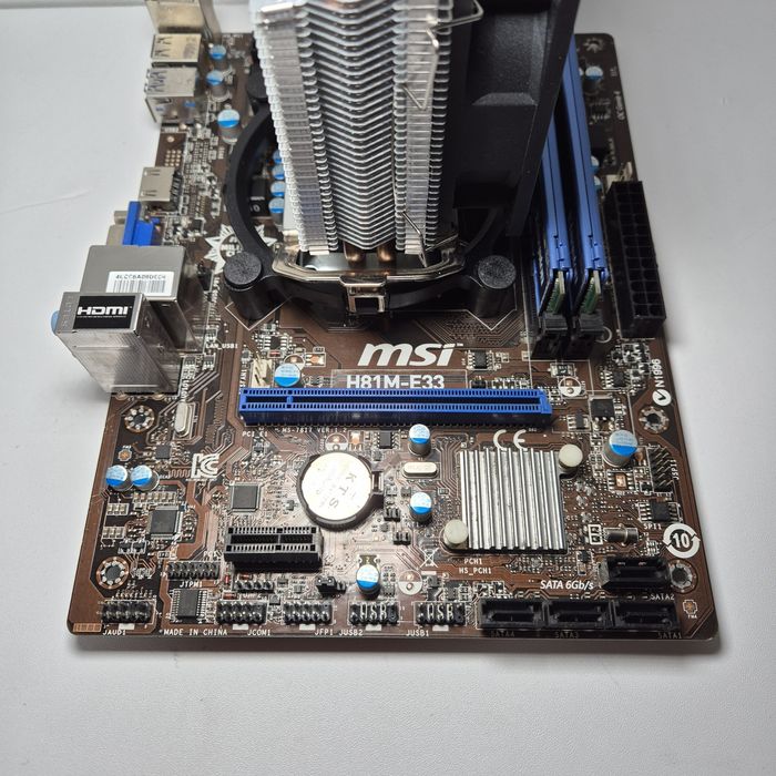 Kit PC i5 4460 + MSI H81M-E33 + 4GB RAM + cooler nou