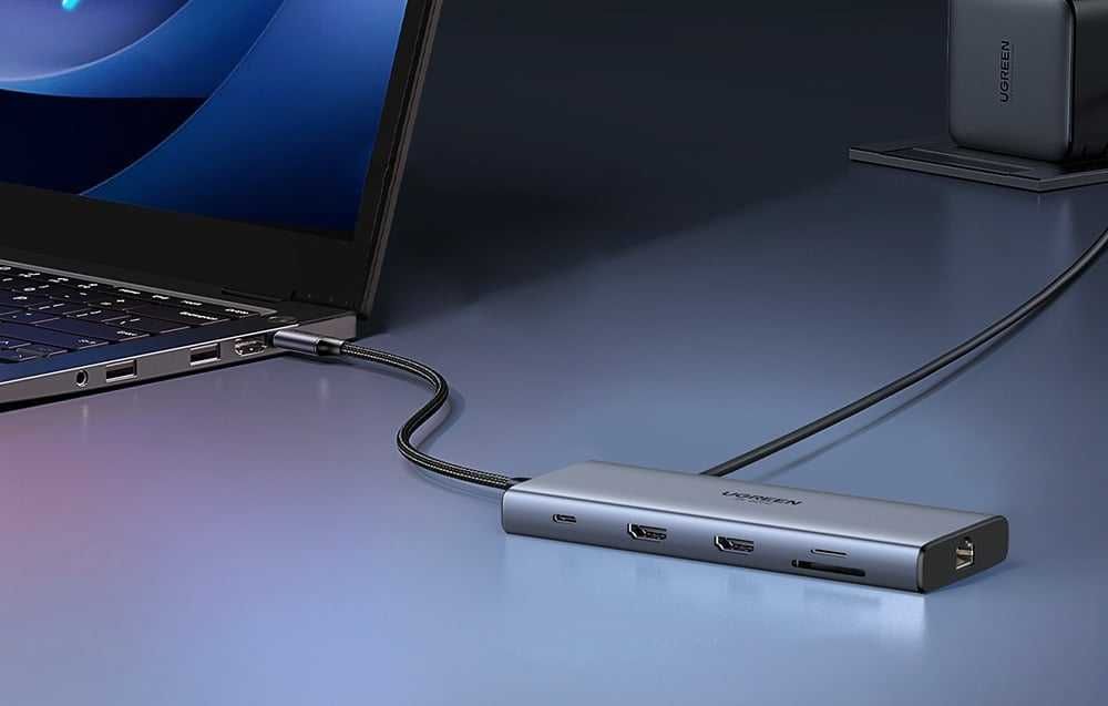 UGREEN Hub 10 in 1 — универсальный USB-C хаб. Есть доставка