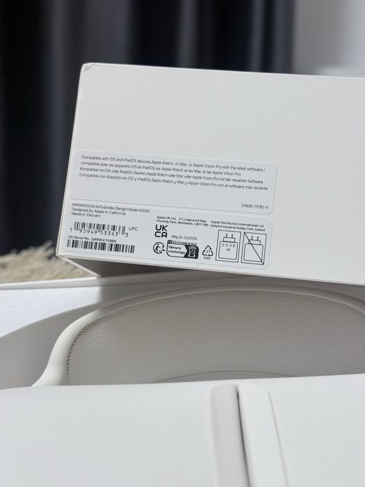 AirPods Max Starlight | Full Box | Garanție | Super Deal