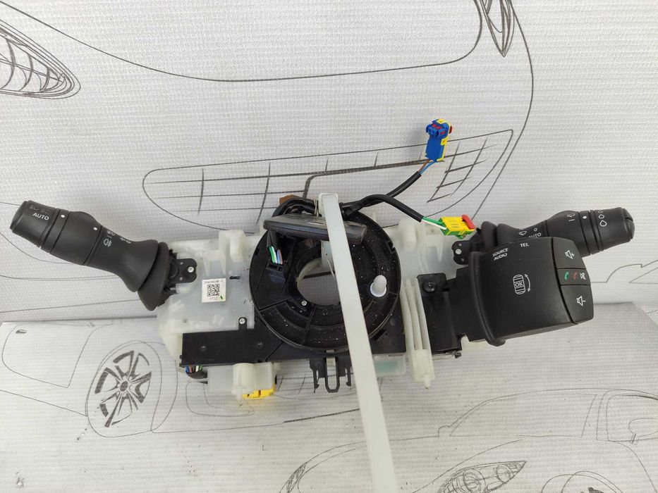 Ansamblu manete comenzi volan + spiră Renault Scenic III 255529492R 2014 / [2009-2016] / (5B3)