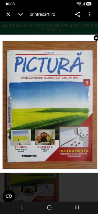 Colecția completă reviste „Curs de pictură” DeAgostini (80 de numere)