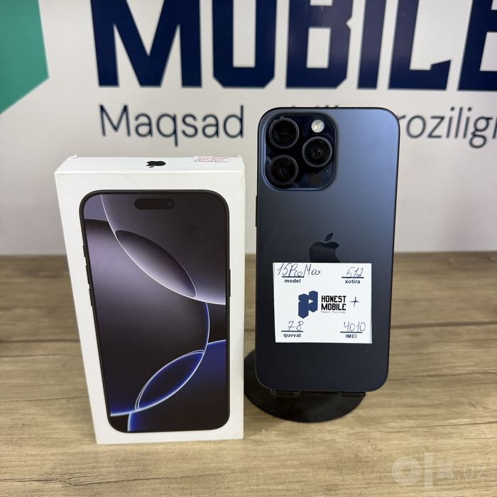 Iphone 15 Pro Max blue 512gb