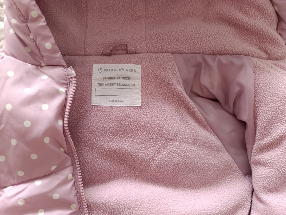 Теплая куртка primark