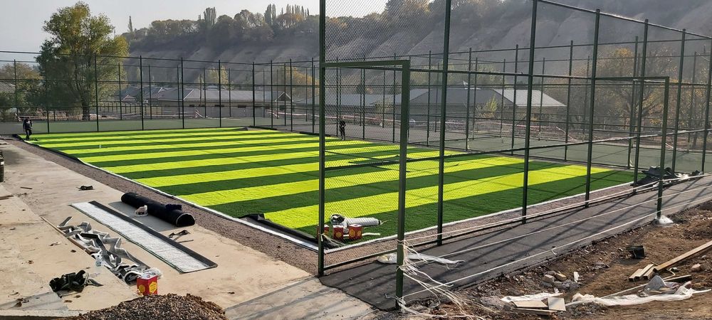 Футбол майдонларини | стадионларни курамиз | Тажрибали бригада | US-1