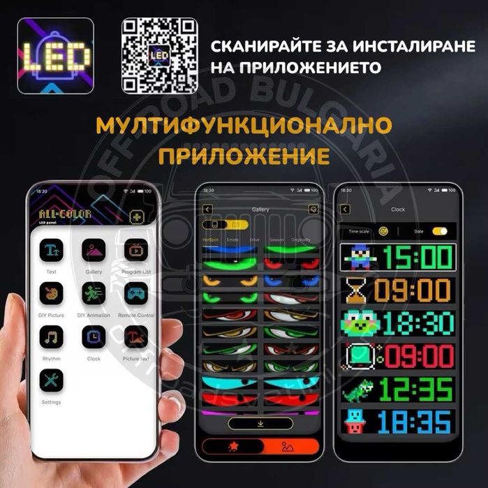 LED Диодни Очи за Камиони Бусове Коли Рекламен Панел за Магазин
