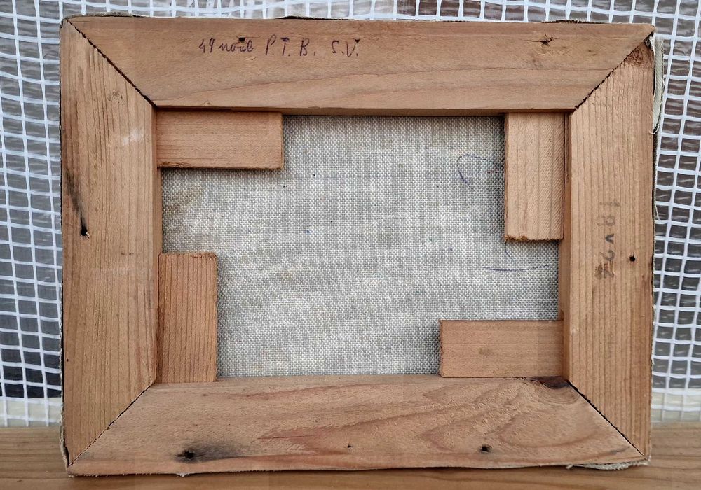 Tablou Pictură Veche Pe Pânză