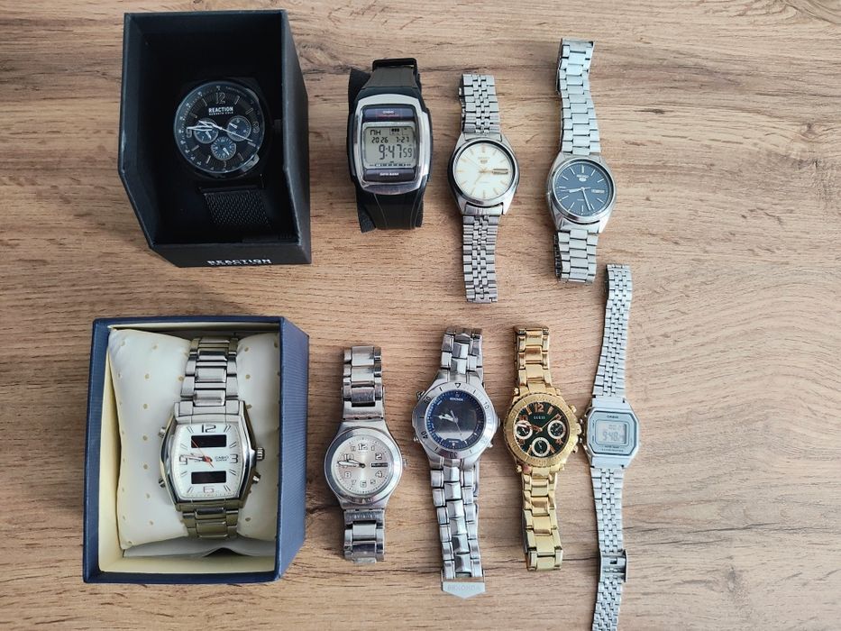 Лот от часовници Seiko Kenneth Cole Casio Guess Swatch Sekonda