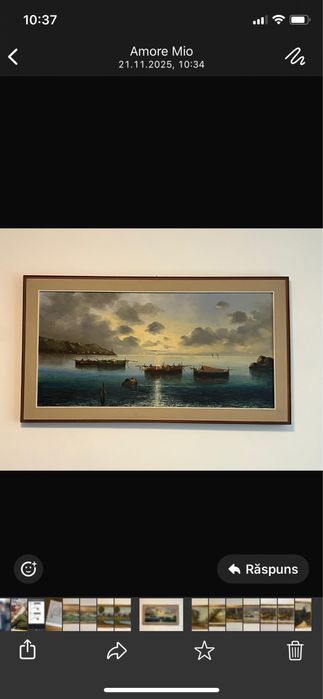 Vand tablouri vintage pe panza