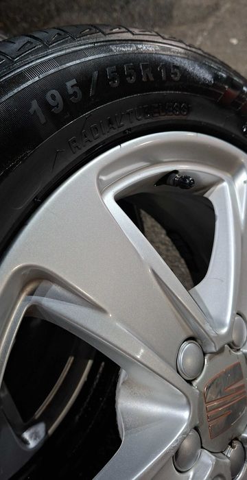 Set 4 roti Seat + roata rezerva 195/55R15