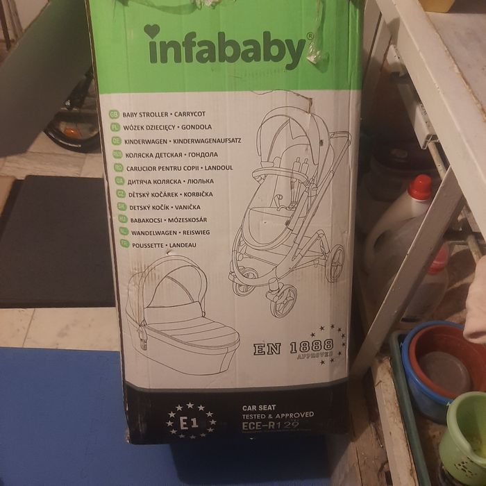 Бебешка количка 3 в 1(InfaBaby)