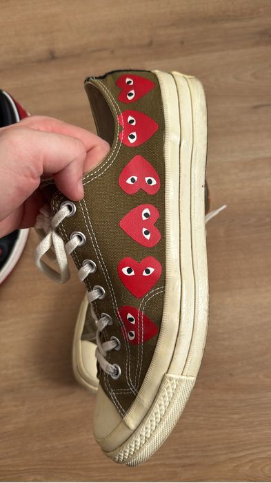 Converse x Comme Des Garcons Low Brown 46.5