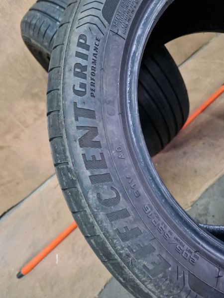 2 Goodyear R16 205/55/ 
летни гуми DOT3521