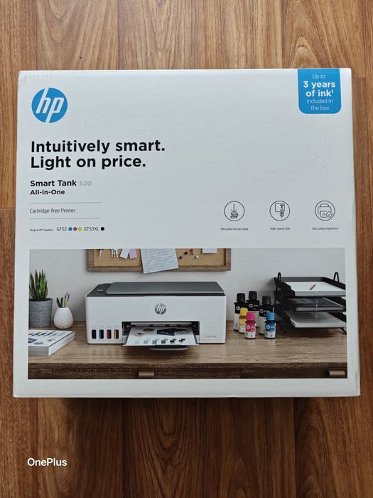 Принтэр МФУ HP Smart Tank 520 новый