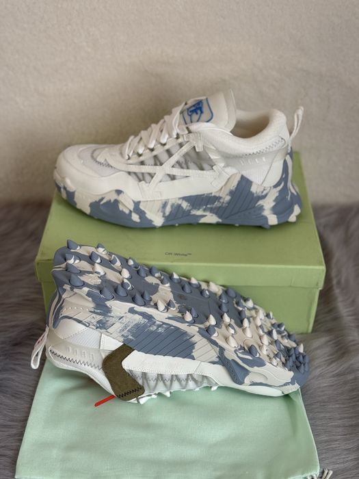 Sneakers Off-White Odsy-1000 Blue Marble Full Box[Verificare Colet]New
