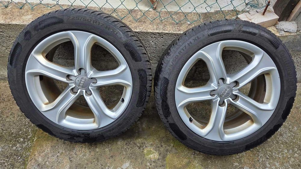 Джанти  ауди 17 5 х 112 7.5ж ет 28 централен отвор 66.6  audi 7.5j et 28