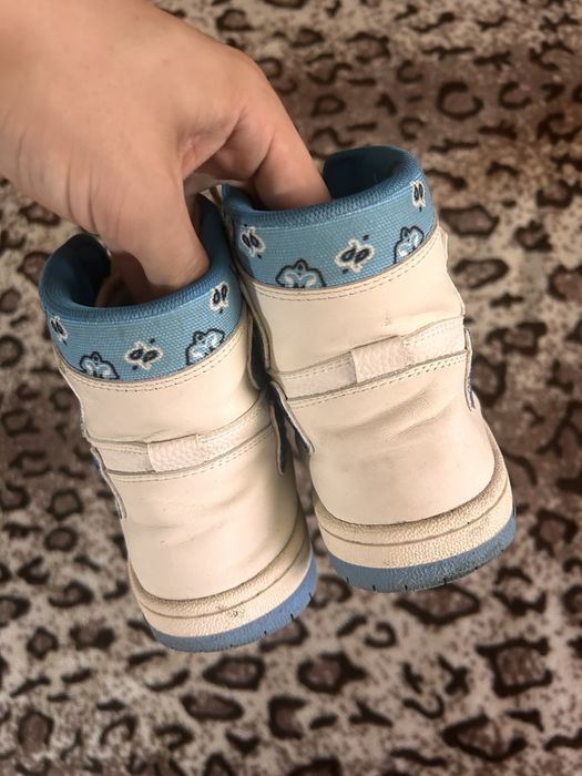 Amiri high skeleton blue