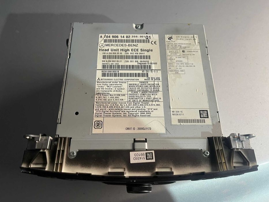 cd-player cu navigatie mercedes glk a2049061402