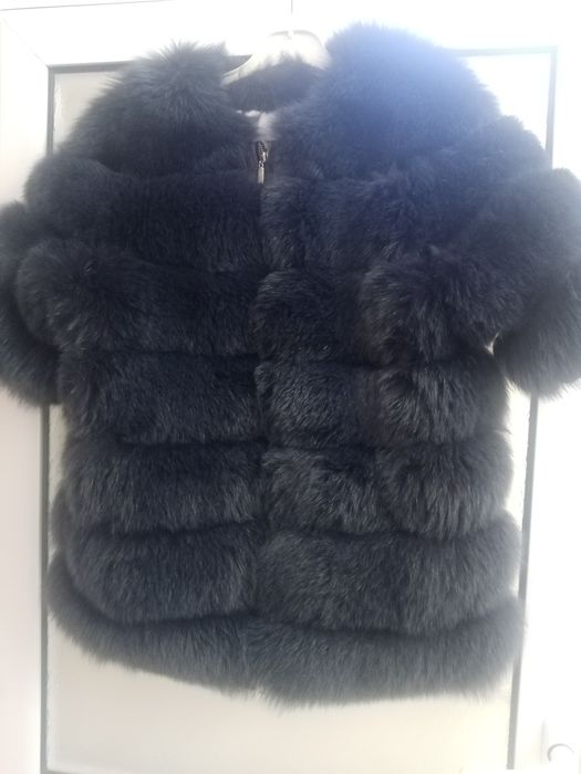 Палто с естесвен косъм