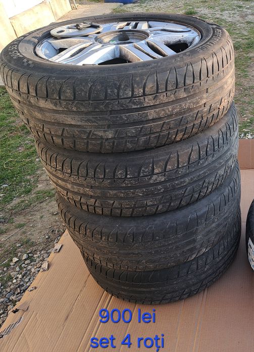 Jante aliaj cu cauciucuri vară 205/55/R16 renault
