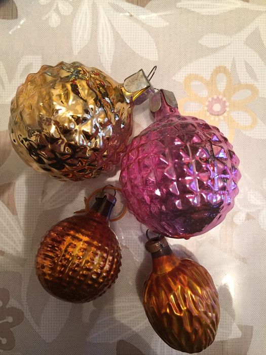 Елочные игрушки СССР
