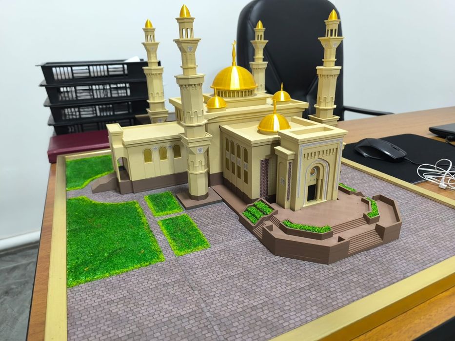 Макет мечети 3д печать