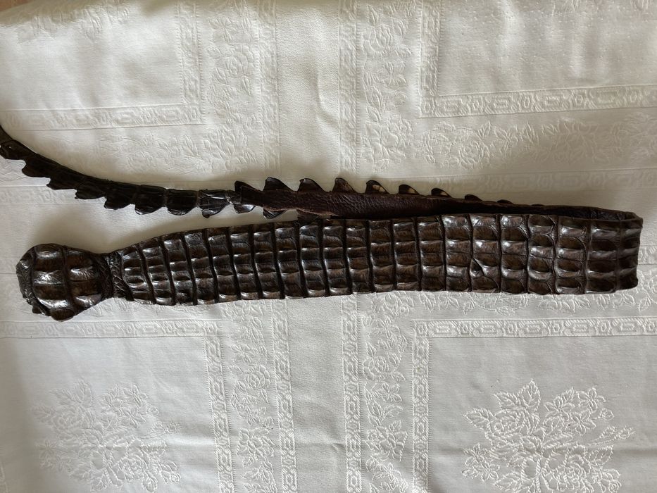 Колан от кродилска кожа