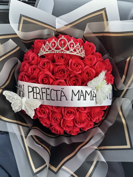 Buchet trandafiri de sapun/trandafiri regali