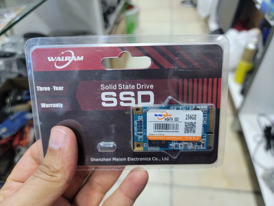SSD 256 mSATA абсолютно новый в упаковке, с гарантией 3 месяца