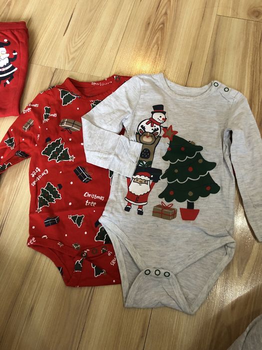Сет коледни дрешки 12-18м