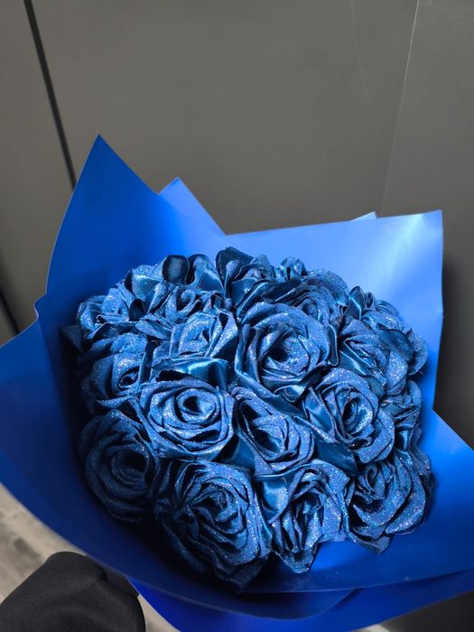 Цветы из атласовых лент