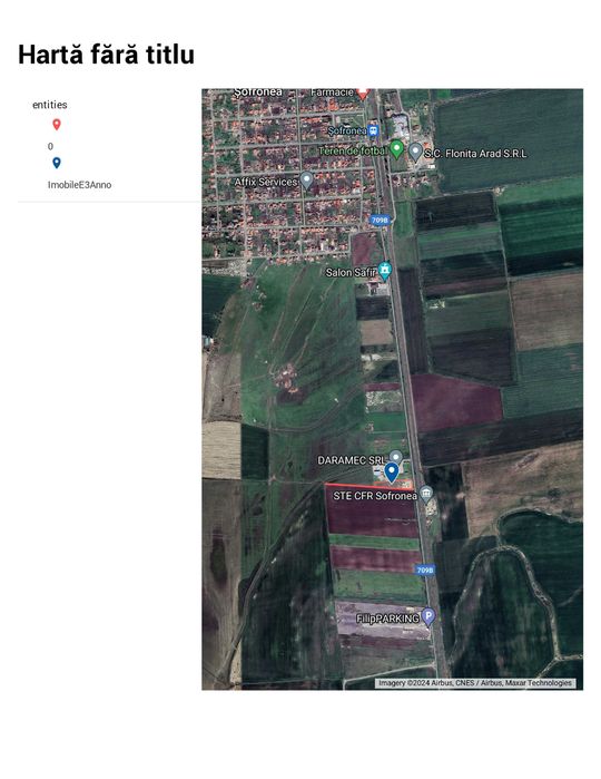 Teren Sofronea, intravilan, vanzare sau inchiriere