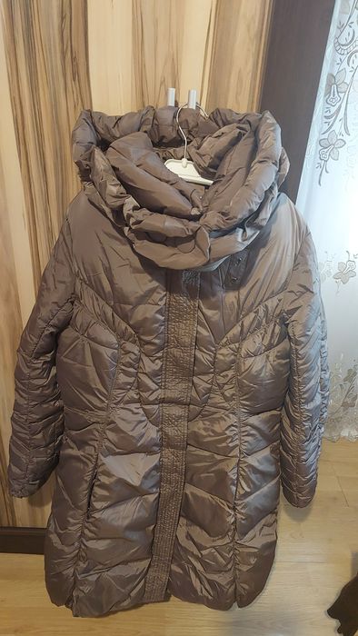 Кафяво дамско яке