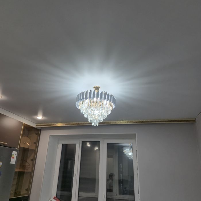 Установка люстр недорого