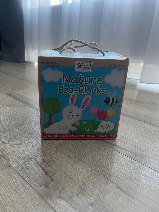 Sassi-Eco Blocks- set educativ copii 1-4 ani