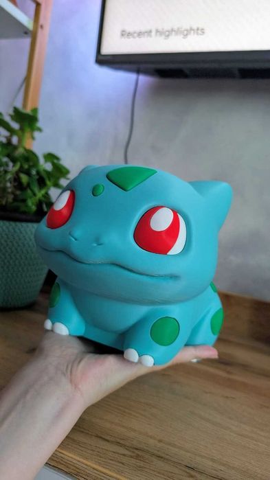 Bulbasaur pokemon ghiveci de plastic