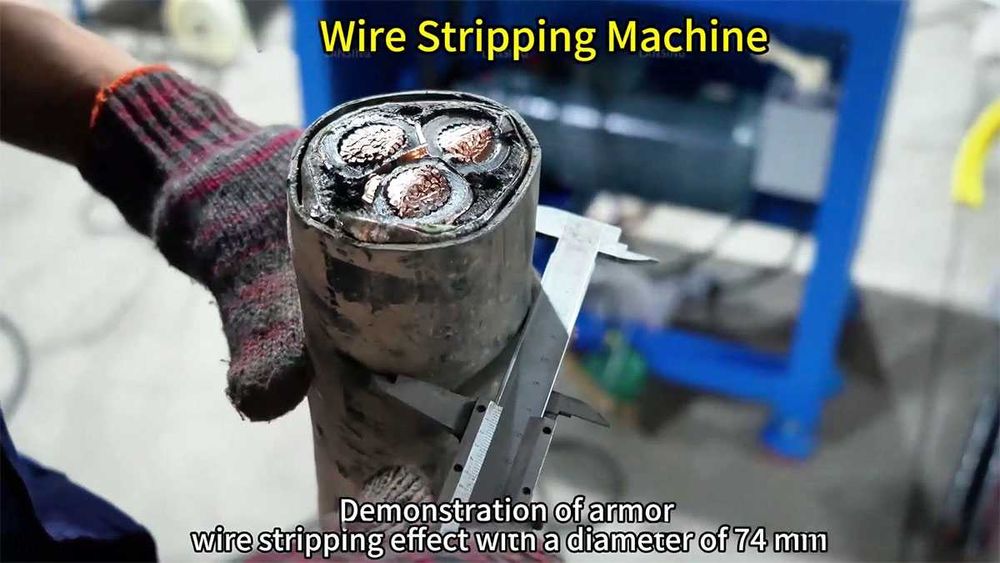 Белачка за кабели до ф120мм за извличане на чиста мед/алуминий /3000W