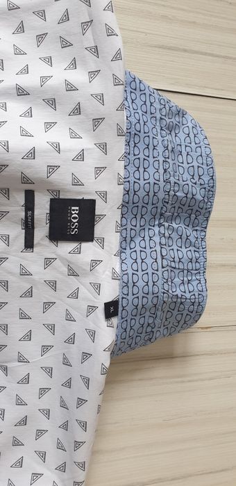 Hugo Boss Magneton_1 Stretch Cotton Slim Fit  XL НОВО! ОРИГИНАЛНА Риза