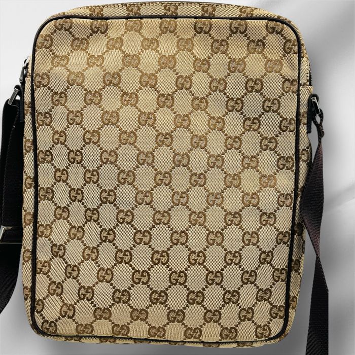 Gucci GG Canvas Shoulder Bag мъжка чанта за през рамо