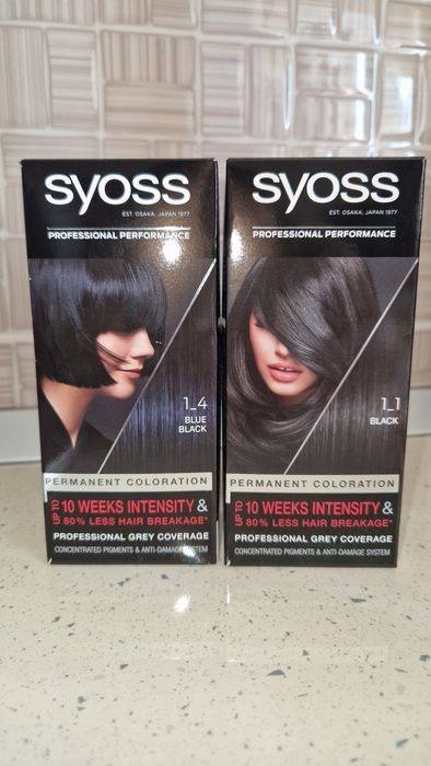 Vând Vopsea Syoss blue black/black