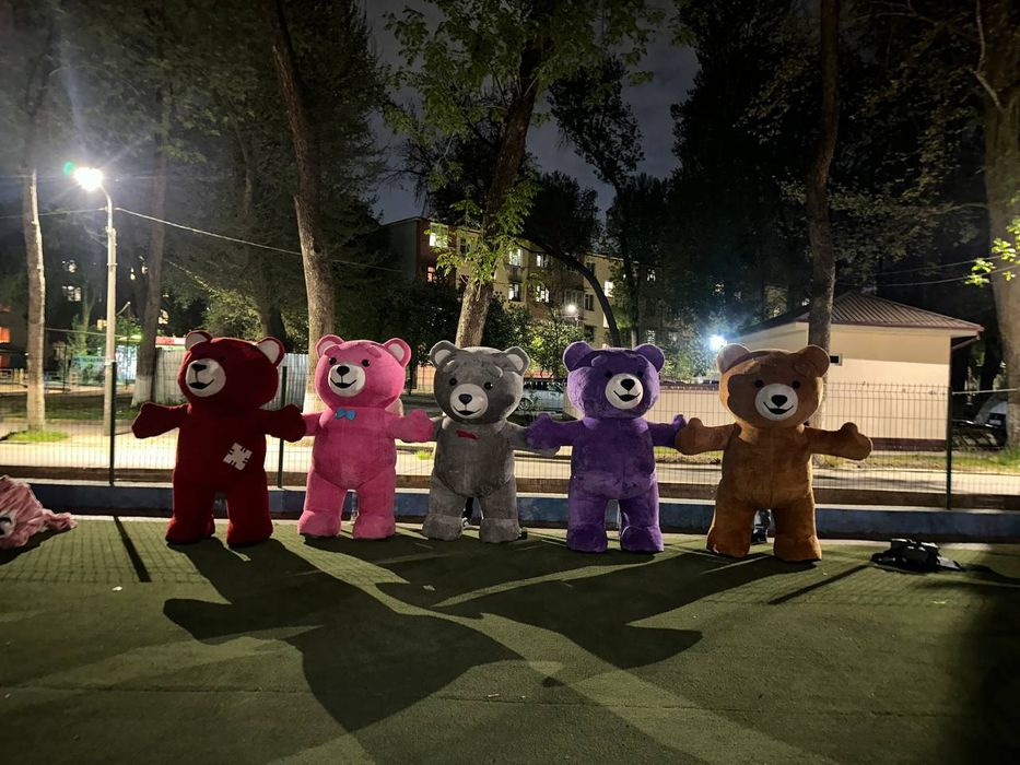 Ayiqlar xizmati Teddi shou multfilm qahramonlari animatorlar xizmati