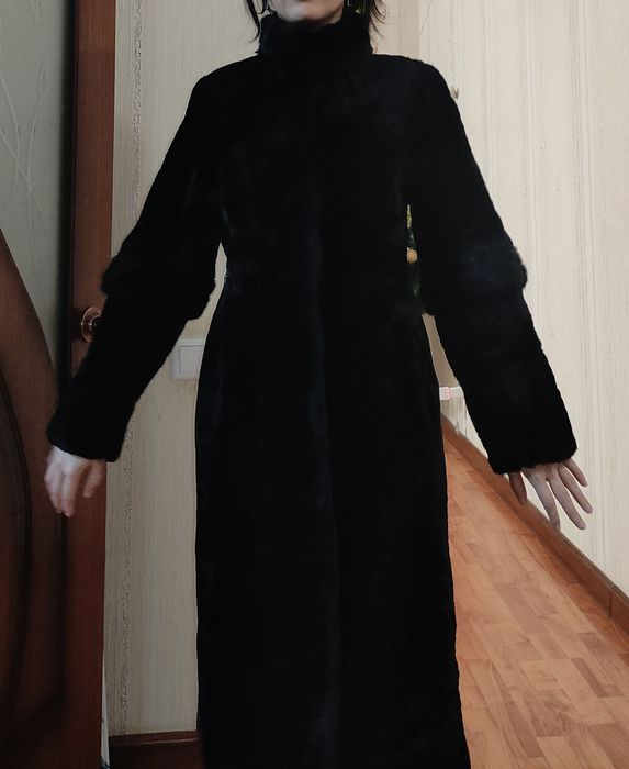 Мутоновая шуба 44 размер