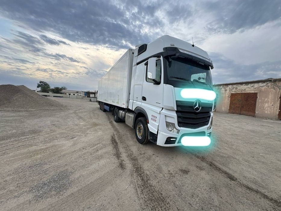 Mercedes Actros EURO 6 + SCHMITZ Реф Сотилади