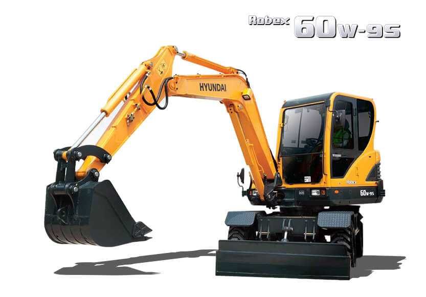 Экскаватор HYUNDAI R60W-9S Original KOREA