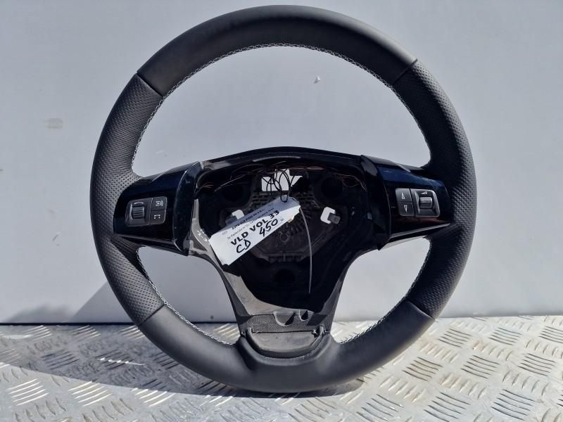 Volan piele perforata cu comenzi black piano Opel Corsa D facelift