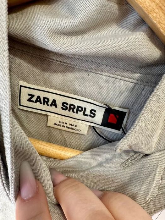 Rochie military nasturi metalici ediție limitată premium Zara SRPLS M