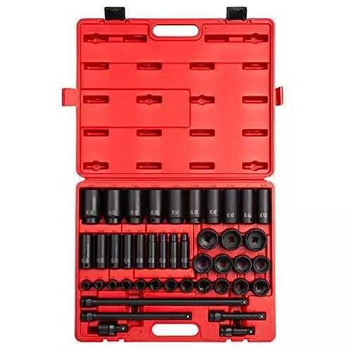 Trusa chei tubulare de impact 1/2 43 piese 9-30mm