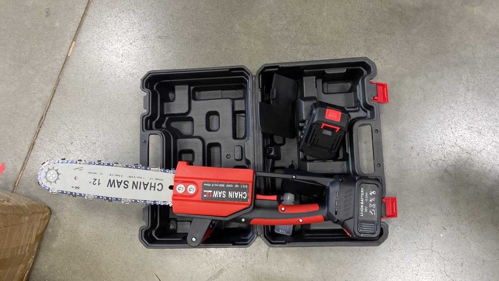 НЕМСКИ 12 Инчов Електрически Верижен Трион + Подарък ЛЕД ФЕНЕР