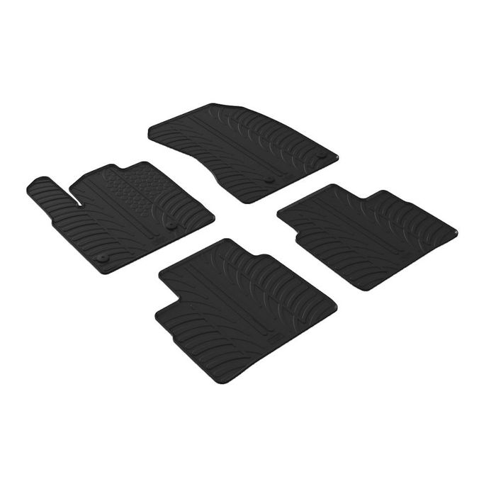 Set covorase auto din cauciuc Nissan X-Trail (Rouge in SUA) 08.2021- (Manual/ Automat), (NU Este Compatibil LA Hybrid), Negru, Gledring, 4 buc.